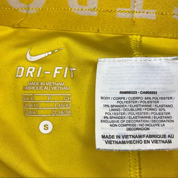 Nike Livestrong Dri-Fit athletic shorts, pink with yellow lining - Picture 2 of 2